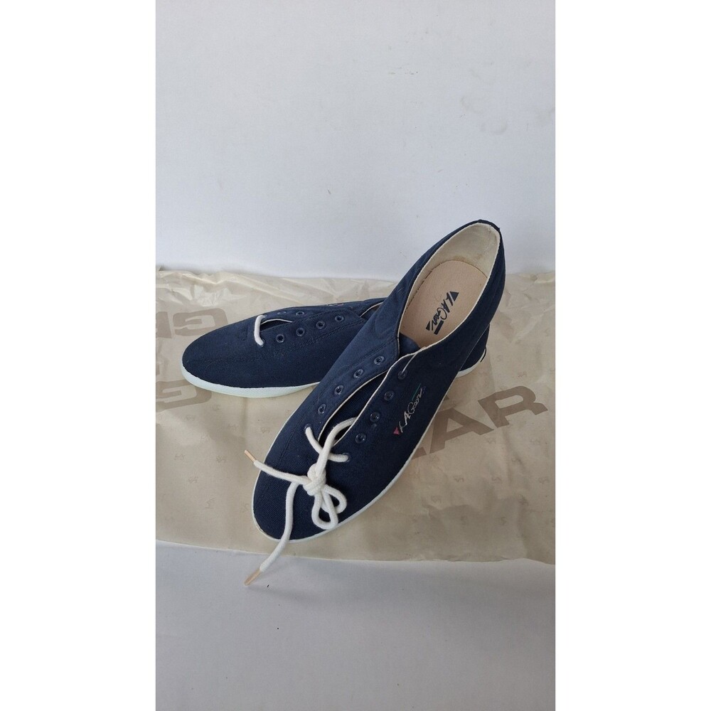 LA Gear womens tennis shoes, 1995, navy blue, new with box, US size 9